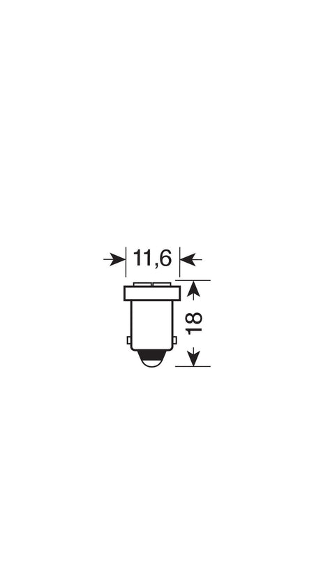 24/28V Hyper-Led 4 4 SMD x 1 chips T4W BA9s 2 pz Scatola Bianco Doppia polarità 98247