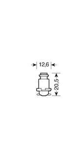 Pilot 24-30V Led series - 1 Led SMD - (R11) - B8,0 - 20 pz - Busta - Rosso