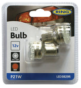 Bombillas LED de anillo 12V P21W Rojas