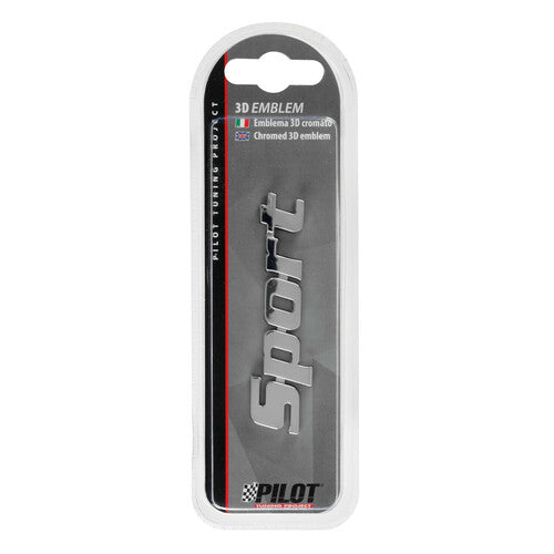 Emblema cromado 3D de Pilot - Sport