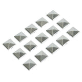 Pilot Dekor-Ziernieten, Chromnieten, 15 Stück – 10 x 10 mm