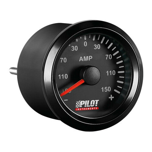 Pilot Black Analoge Messgeräte-Serie, Amperemeter - 2 (52 mm)