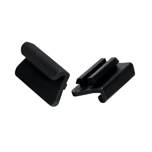 Lampenset mit 20 Mittelclips - Schwarz 19913