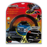 Perfil adhesivo cromado negro Pilot - 4 m - 39 mm