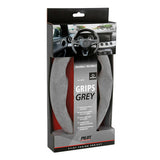 Pilot Grips Mikrofaser-Sportlenkradbezug, Universal - Grau