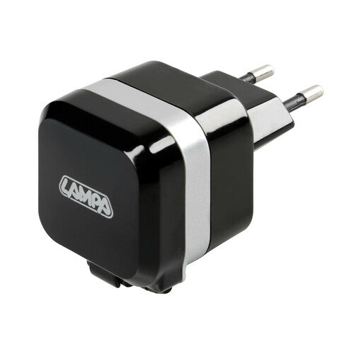 Caricabatteria da rete Micro Usb con 1 porta Usb Fast Charge 2400 mA 100/230V 38947