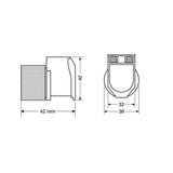 PX-2 Lampe, Netzanschluss für externen Gebrauch, 12/24 V 38969