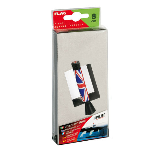 Pilot Flag, stelo antenna - 8 cm - UK