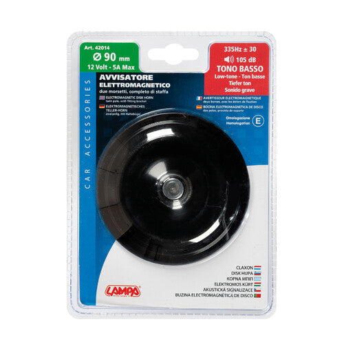 Lámpara de bocina de 90 mm, 12 V - Tono bajo 42014