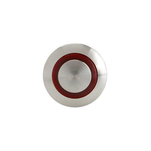 Interruptor pulsador Lampa con indicador LED, 12/24 V - Rojo 45574
