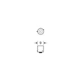 Pilot 12V Lampada alogena micro Blu-Xe - (H6W) - 6W - BAX9s - 2 pz - D/Blister