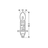 Pilot 12V Lampada alogena Xenium Race H1 55W P14,5s 2 pz Scatola Plast.