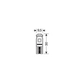 Pilot Hyper-Led 9 3 x3 chips T10 Trifocus W2,1x9,5d 2 pz Bianco Resis. inc 8459