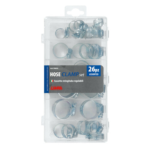 Lampa Kit fascette stringitubo in acciaio, 26 pz 70033