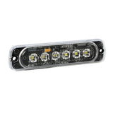 Luz estroboscópica multifunción de 6 LED, 12/24 V, blanca 72996
