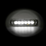 Luz estroboscópica multifunción de 6 LED, 12/24 V, blanca 72996