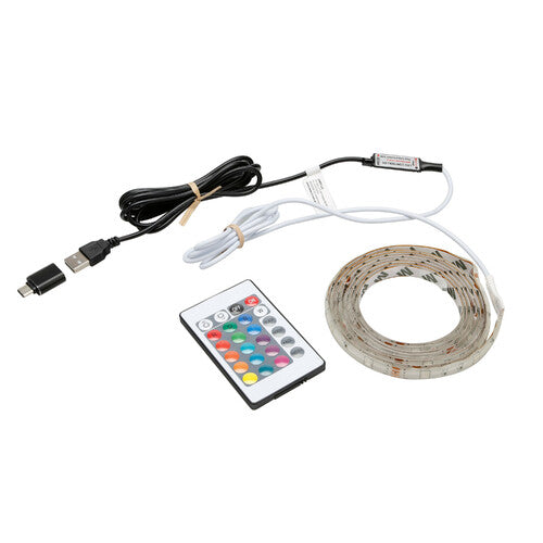RGB-LED-Streifenleuchte, USB - 200 cm 73660