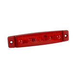 Lampa Pagg Aspck, luce ingombro - 5 Led - 12/24V - Rosso 97031