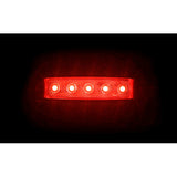 Lampa Pagg Aspck, luce ingombro - 5 Led - 12/24V - Rosso 97031