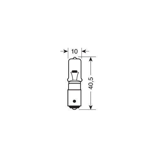 Lampa 24V Lampada alogena micro - H21W - 21W - BAY9s - 2 pz - D/Blister 98263