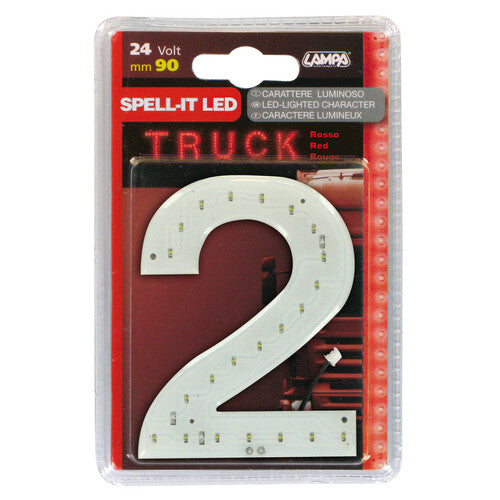Lampa Spell-It Led, 90 mm, 24V - Rosso - 2 98957