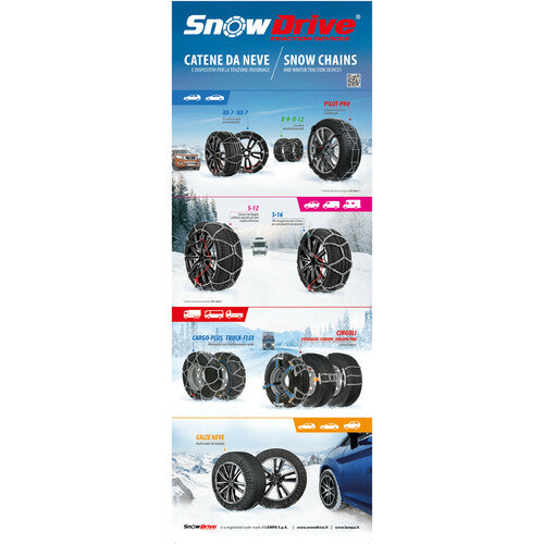 SnowDrive Poster cm 58x160, Catene da neve