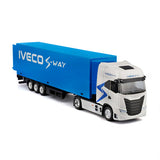 Burago Iveco S-Way mit Anhänger, Burago, Maßstab 1:43