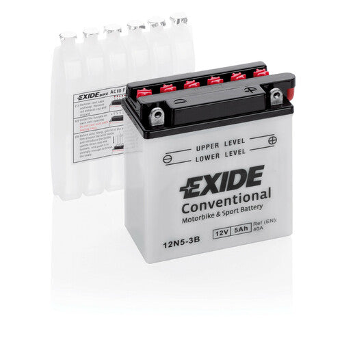 Exide Batteria 12V - Exide Bike Conventional - 5 Ah - 40 A