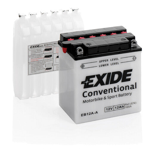 Batería Exide de 12 V - Bicicleta Exide Convencional - 12 Ah - 165 A