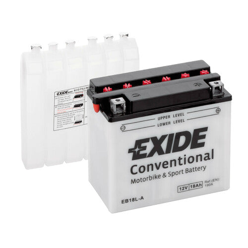 Batería Exide de 12 V - Bicicleta Exide Convencional - 18 Ah - 190 A