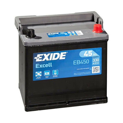 Exide Batterie 12V - Exide Excell - 45 Ah - 330 A - E02
