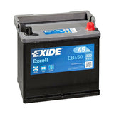 Exide Batterie 12V - Exide Excell - 45 Ah - 330 A - E02