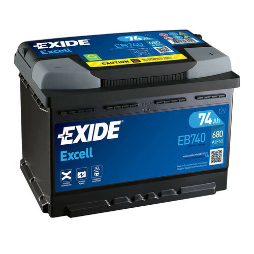 Exide Batteria 12V - Exide Excell - 74 Ah - 680 A - L03