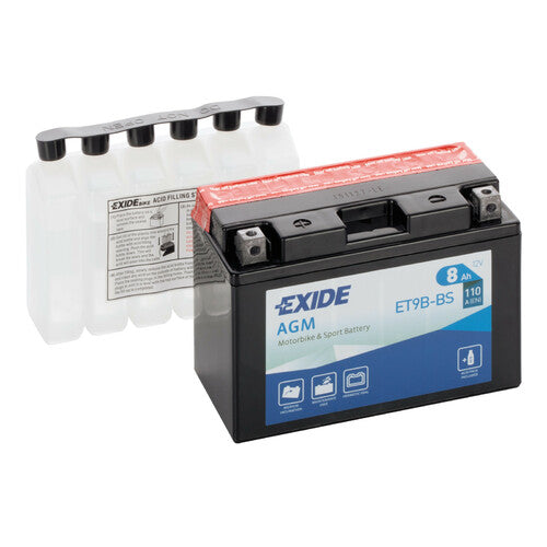 Exide Batteria 12V - Exide Bike AGM - 8 Ah - 110 A