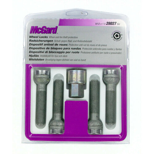 McGard Kugelgelenk-Radbolzen-Set 4-teilig - Original - E070