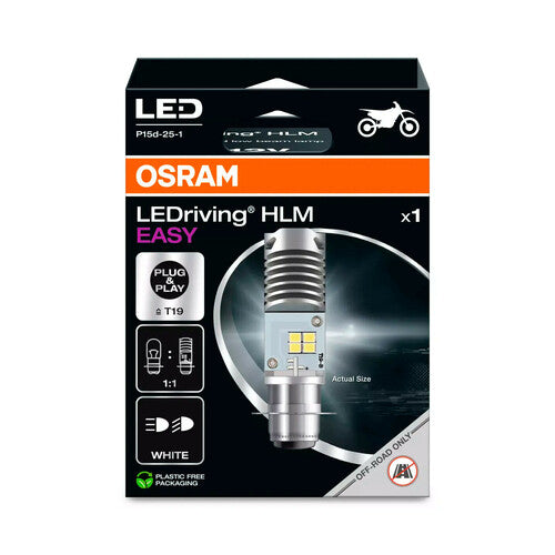 Osram 12V LEDriving HLM Easy - (T19) - 5W - P15d-25-1 - 1 pz - Scatola