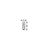 Osram Lampadina 12V Diadem Chrome WY5W 5W W2,1x9,5d 2 pz Blister Arancio