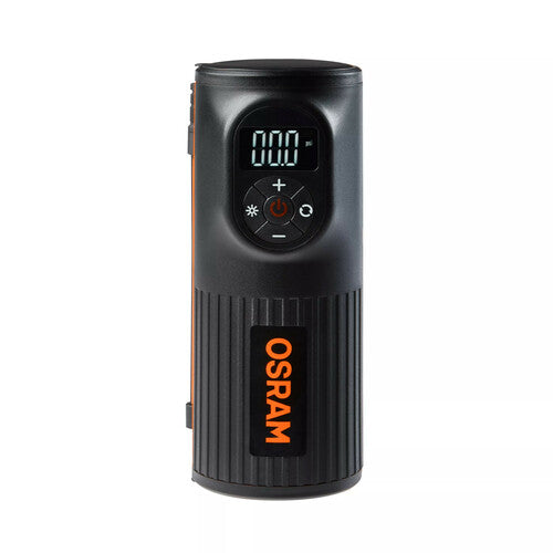 Osram TYREinflate 2000, ein wiederaufladbarer digitaler Reifenkompressor.
