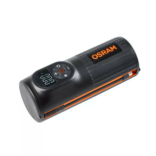 Osram TYREinflate 2000, ein wiederaufladbarer digitaler Reifenkompressor.
