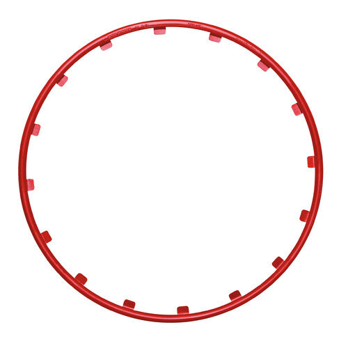 Protectores de llantas de aleación Rim Ringz de 16" - Rojo