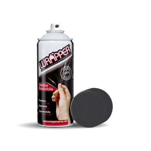 Wrapper pellicola spray rimovibile, 400 ml - Nero metallizzato
