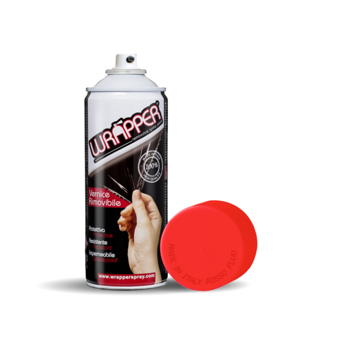 Abnehmbare Sprühfolienverpackung, 400 ml – Neonrot