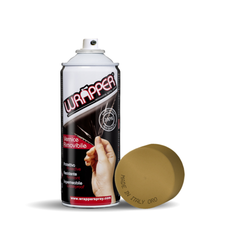 Abnehmbare Sprühfolienverpackung, 400 ml – Gold