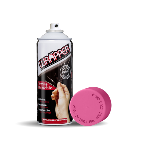 Abnehmbare Sprühfolienverpackung, 400 ml – Erika Violett – RAL 4003