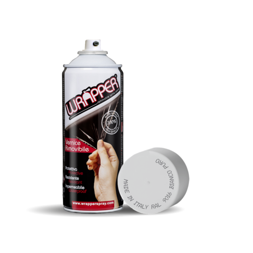 Abnehmbare Sprühfolienverpackung, 400 ml – Reinweiß – RAL 9016