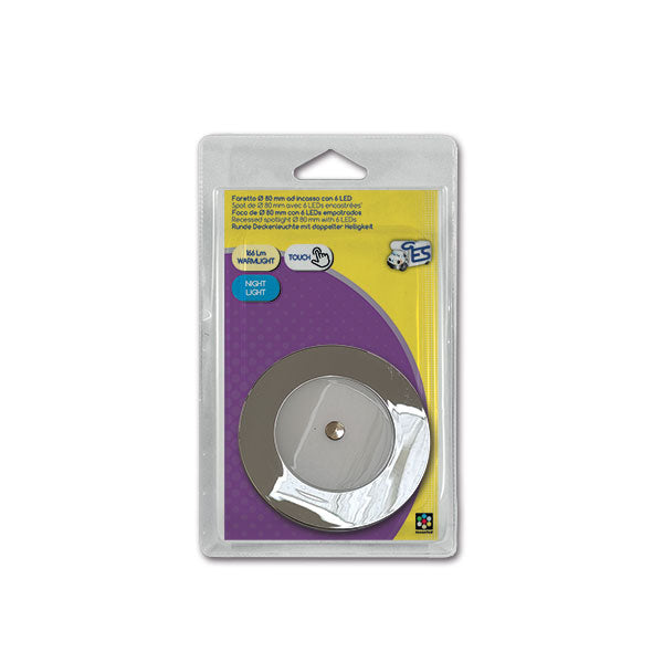 Tecnoled Faretto LED touch w.white incasso blister
