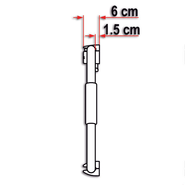 Fiamma Security 46 Sicherheitsgriff aus weißem Aluminium 03513A01-