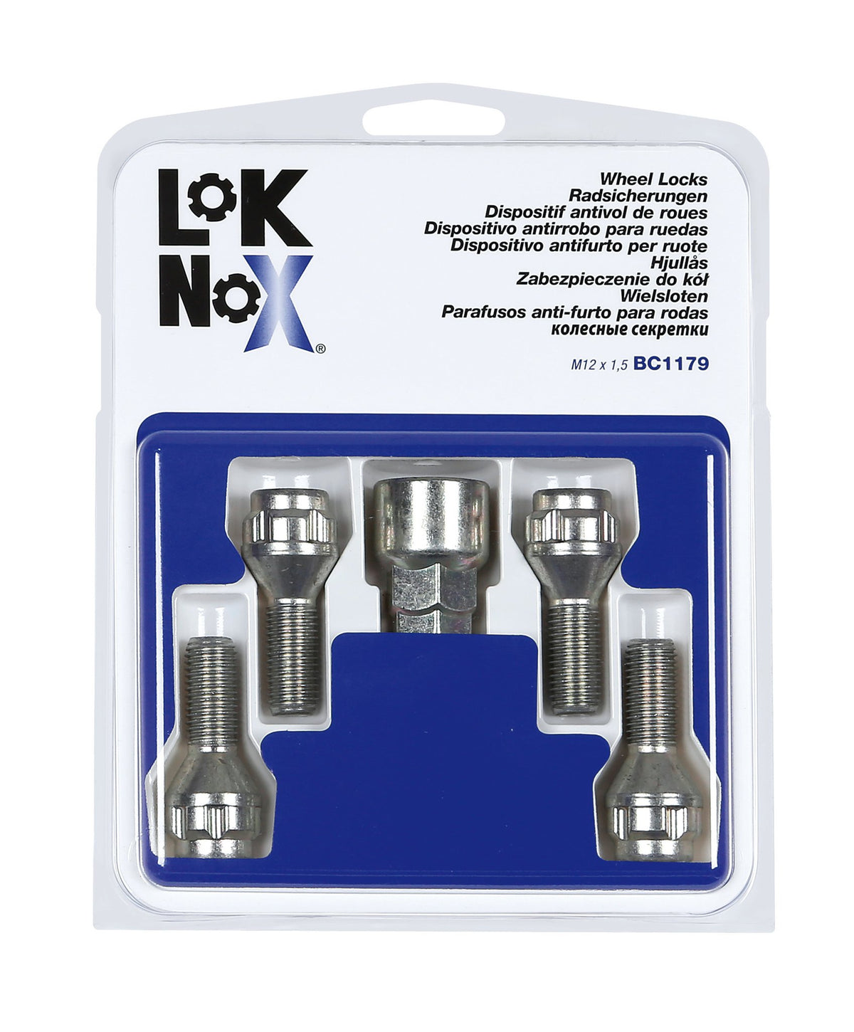 McGard Bulloni ruota auto conici kit 4 pz - Lok Nox - A120 - A190