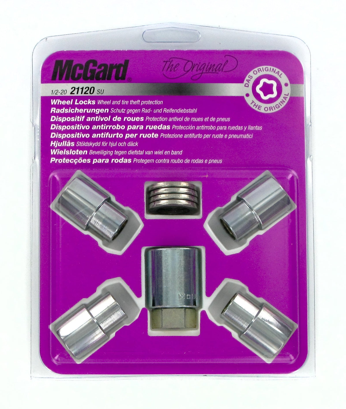 McGard Dadi ruota auto piatti kit 4 pz - Original - J010