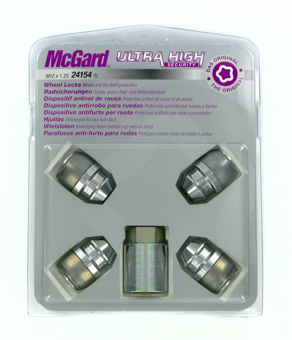 McGard Dadi ruota auto conici kit 4 pz - Ultra High Security - F110